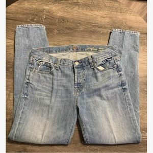7 for all Mankind Josefina Skinny Boyfriend Size 28